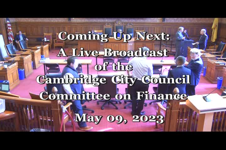 5/9/2023 City Finance Committee Hearing