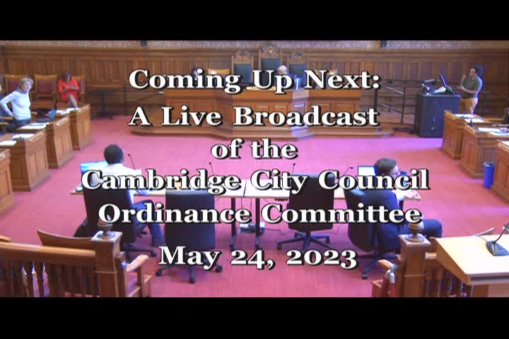 5/24/23 Ordinance Committee Meeting