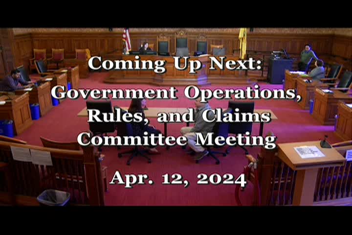 4/12/24 Government Operations Committee