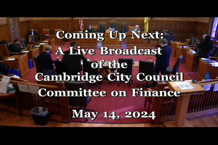 5/14/2024 City Finance Committee Hearing