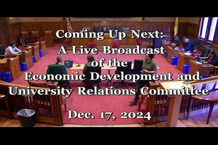 12/17/24 Economic Development Committee Meeting