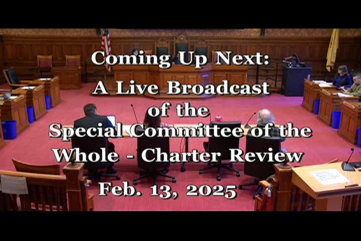 2/13/25 Charter Review Hearing