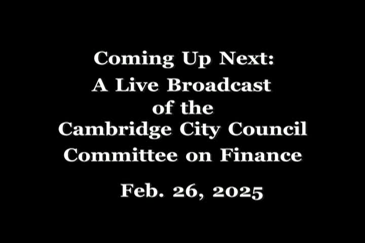 2/26/25 City Finance Committee Hearing