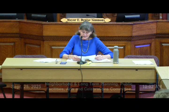 Neighborhood Planning Committee Hearing 9/25/25