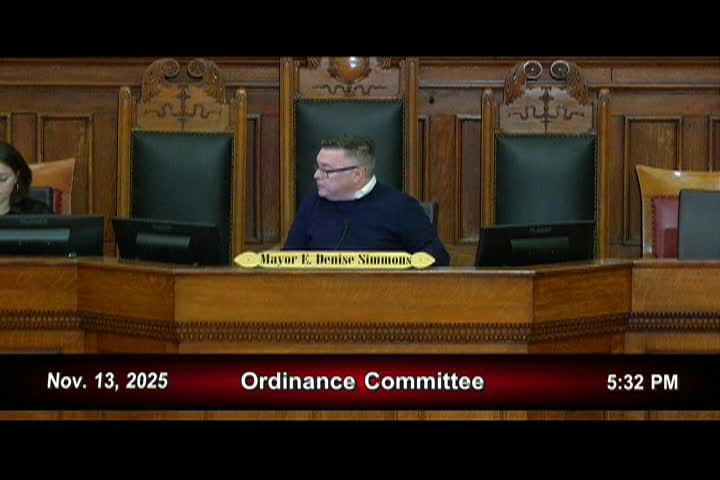 11/13/25 Ordinance Committee Meeting