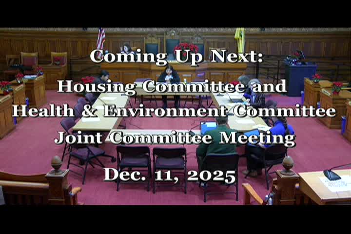 12/11/2025 Health & Environment Committee
